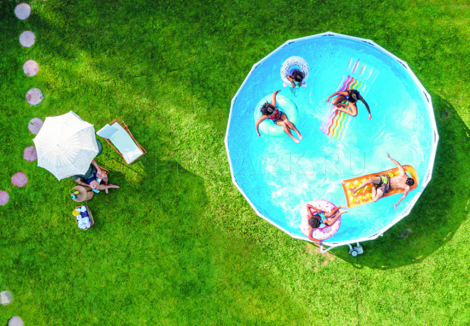   Intex 26746WPA Chevron Prism Frame Pool (488  122 )