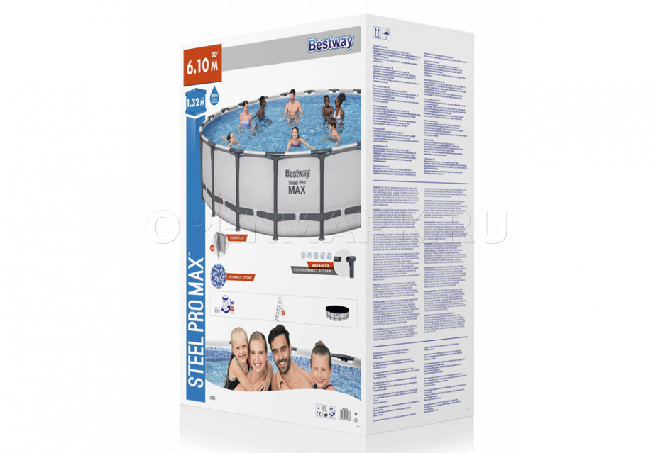   Bestway 561FM Steel Pro Max Frame Pool (610  132 ) +    + 