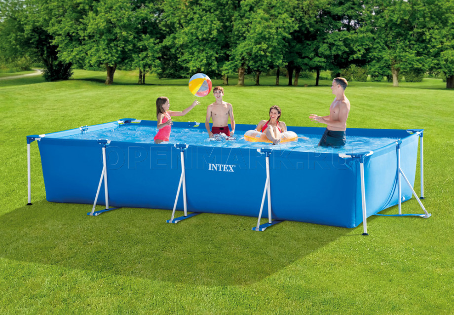   Intex 54274CS Rectangular Frame Pool (450  220  84 ) +    + 