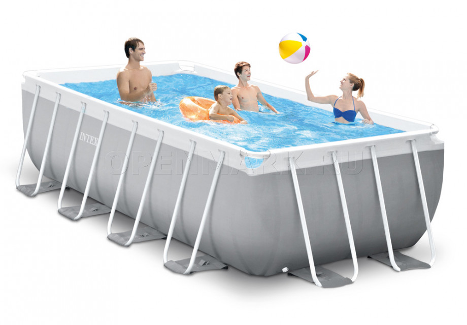   Intex 54790CS Rectangular Prism Frame Pool (400  200  122 ) +    +  + 