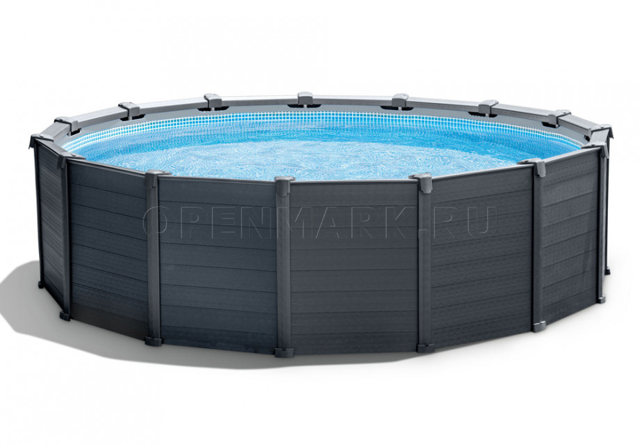   Intex 54384CS Graphite Gray Panel Pool (478  124 ) +    +  + 