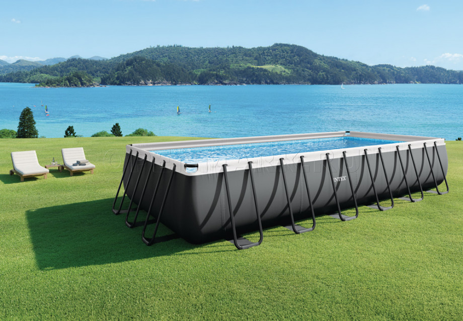   Intex 26364WP Rectangular Ultra XTR Frame Pool (732  366  132 ) + 