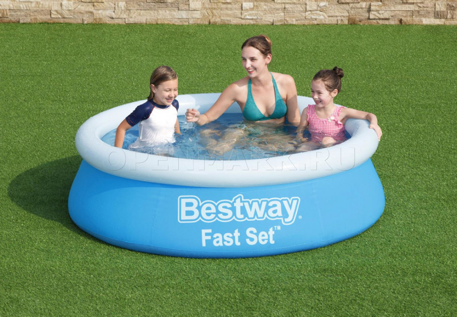  Bestway 57392 Fast Set Pool (183  51 )