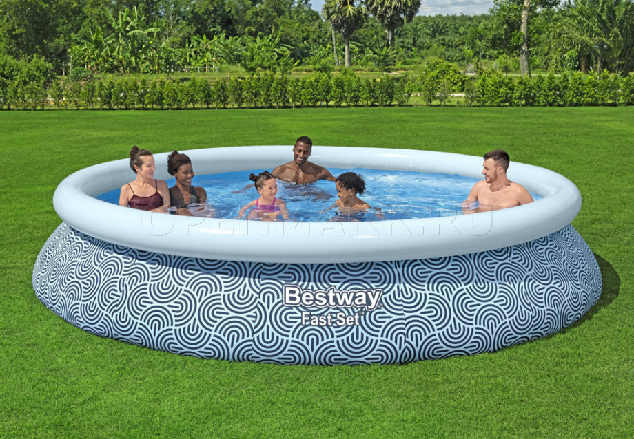   Bestway 57376 Fast Set Pool (396  84 ) +   
