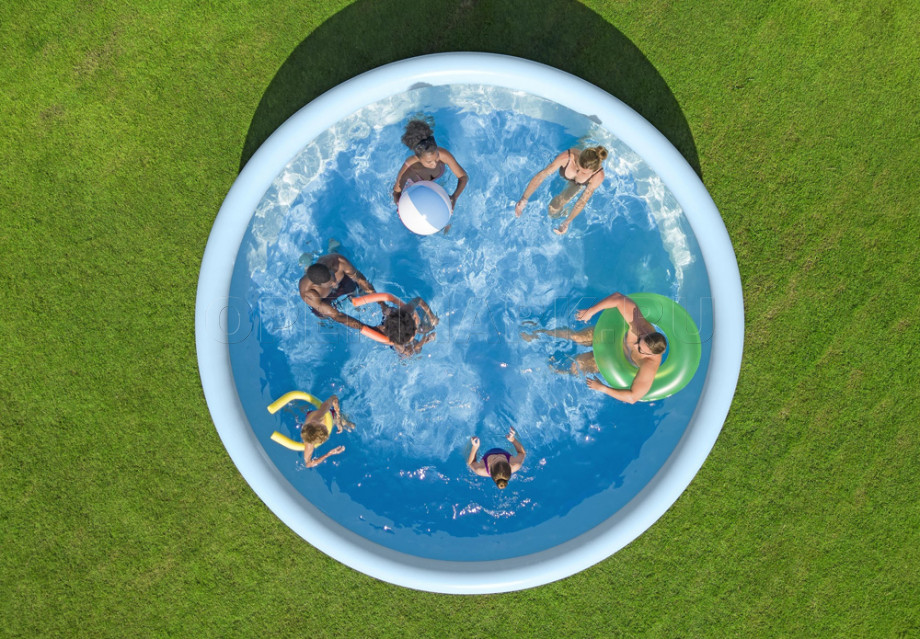   Bestway 57372 Fast Set Pool (457  107 ) +    + 
