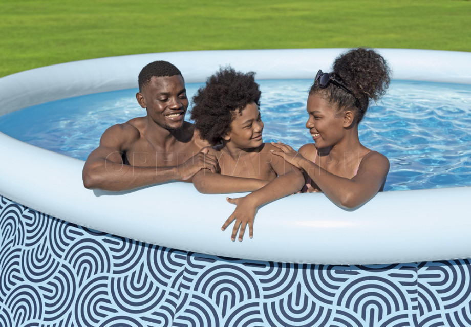   Bestway 57372 Fast Set Pool (457  107 ) +    + 