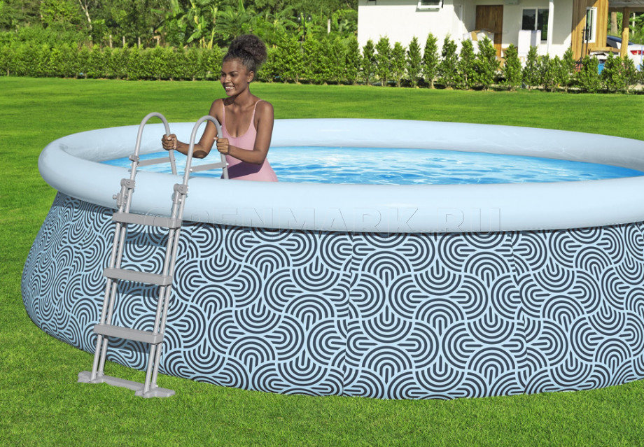   Bestway 57372 Fast Set Pool (457  107 ) +    + 