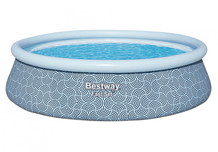   Bestway 57372 Fast Set Pool (457  107 ) +    + 