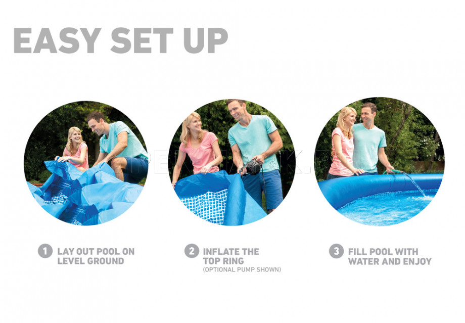   Intex 54158CS Easy Set Pool (457  84 ) +    + 