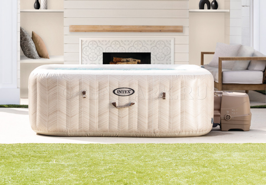    Intex 28472 PureSpa Bubble Massage Chevron Deluxe (196  71 )