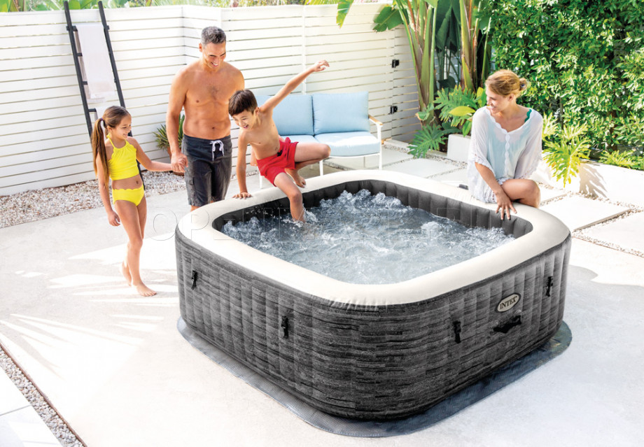    Intex 28452 PureSpa Bubble Massage Greystone Deluxe (196  71 )