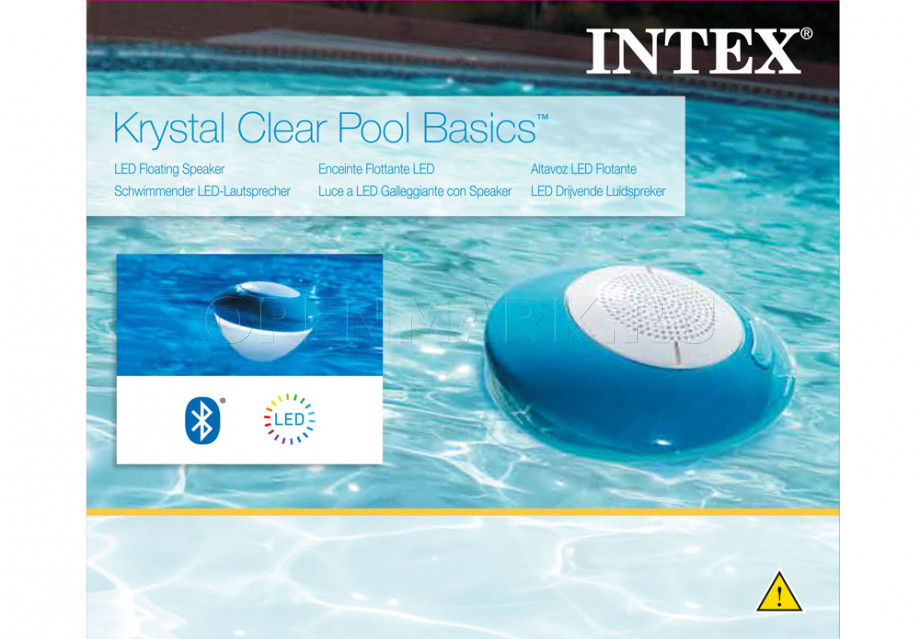       Intex 28625 Floating Pool Speaker With LED Light