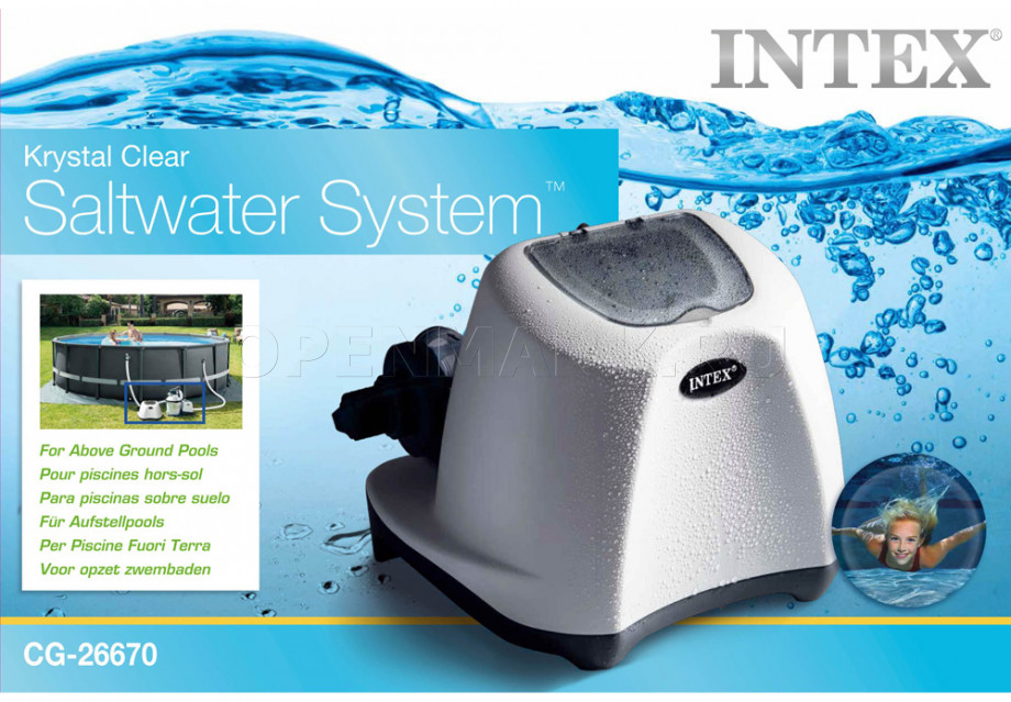  Intex 26670 Krystal Clear Saltwater System QS1200