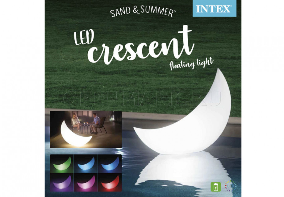    Intex 68693 LED Floating Crescent