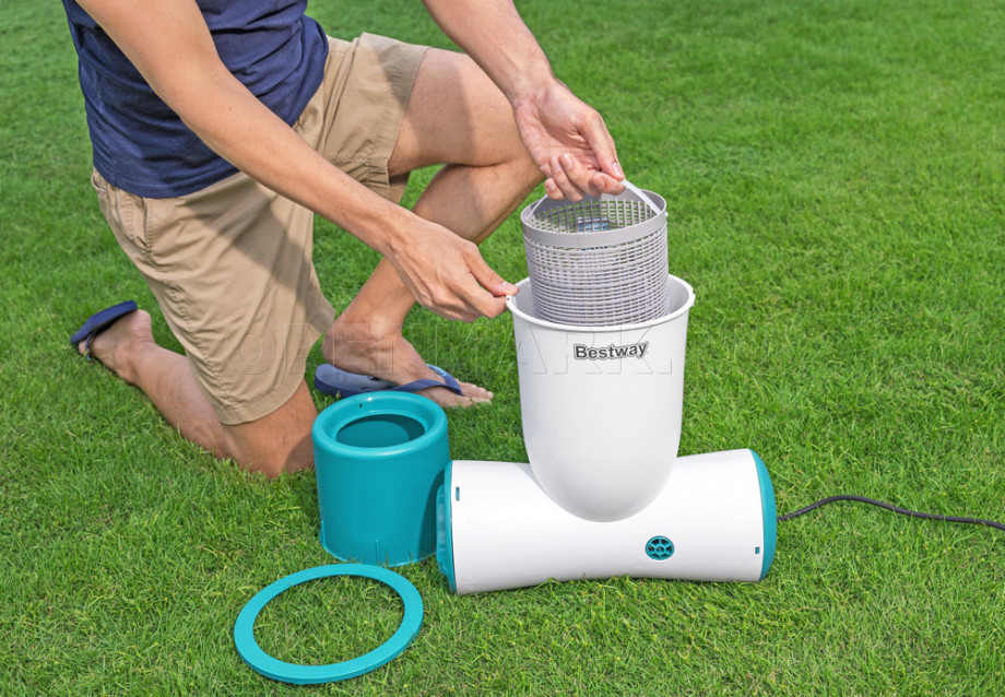 Фильтрующий картриджный погружной насос Bestway 58469 Cartridge Skimatic Filter Pump