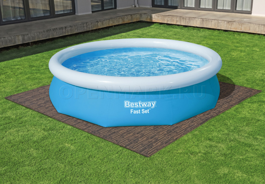   Bestway 58712 Decorative Pool Floor Protektor, 12  (3 2, )