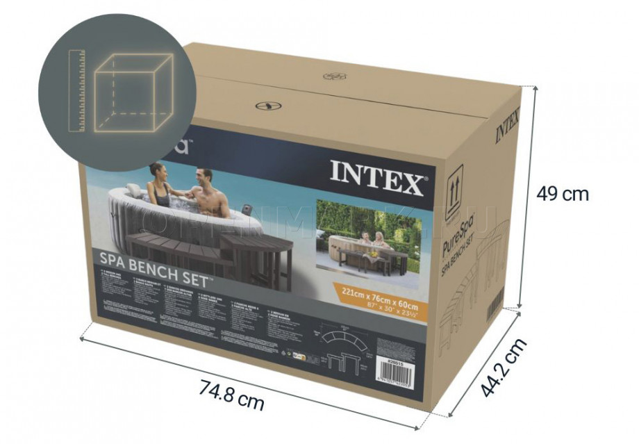     Intex 28515 Spa Bench Medium+Tall