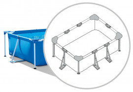  58981WA    Intex Rectangular Frame  300  200  75 