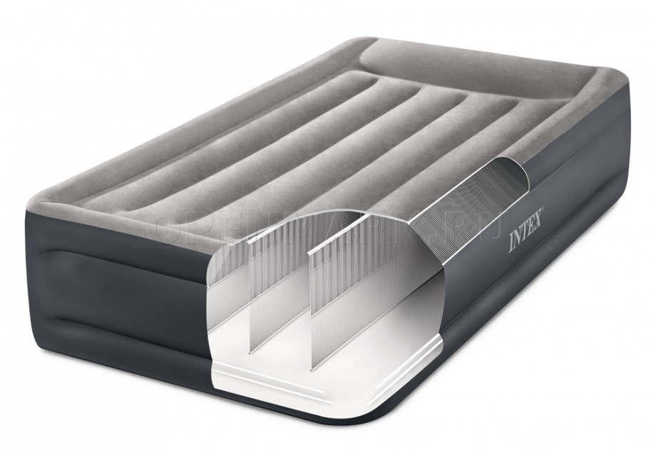    Intex 64132ND Deluxe Pillow Rest Raised Bed +  