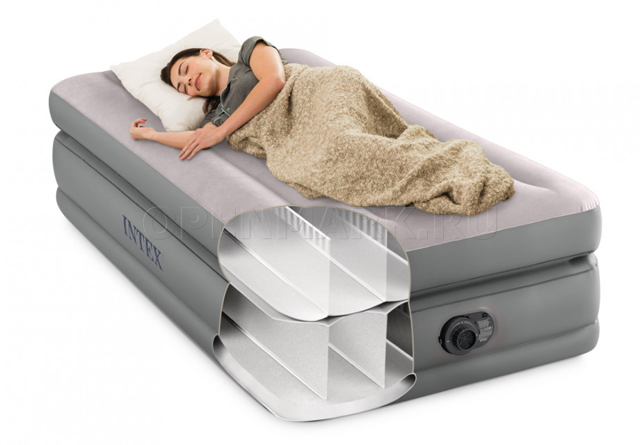    Intex 64162ND Prime Comfort Elevated Airbed +  