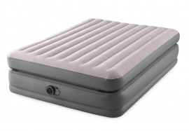 Двуспальная надувная кровать Intex 64164ND Prime Comfort Elevated Airbed + встроенный электронасос