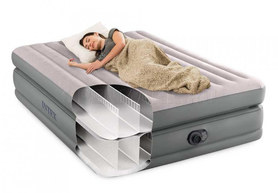    Intex 64164ND Prime Comfort Elevated Airbed +  