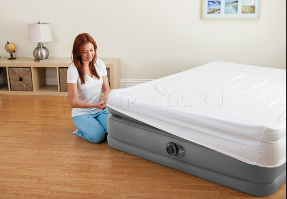    Intex 64164ND Prime Comfort Elevated Airbed +  