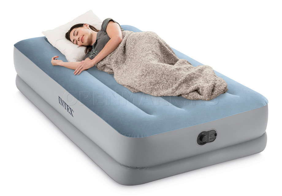    Intex 64157 Mid-Rise Comfort Airbed +  USB-