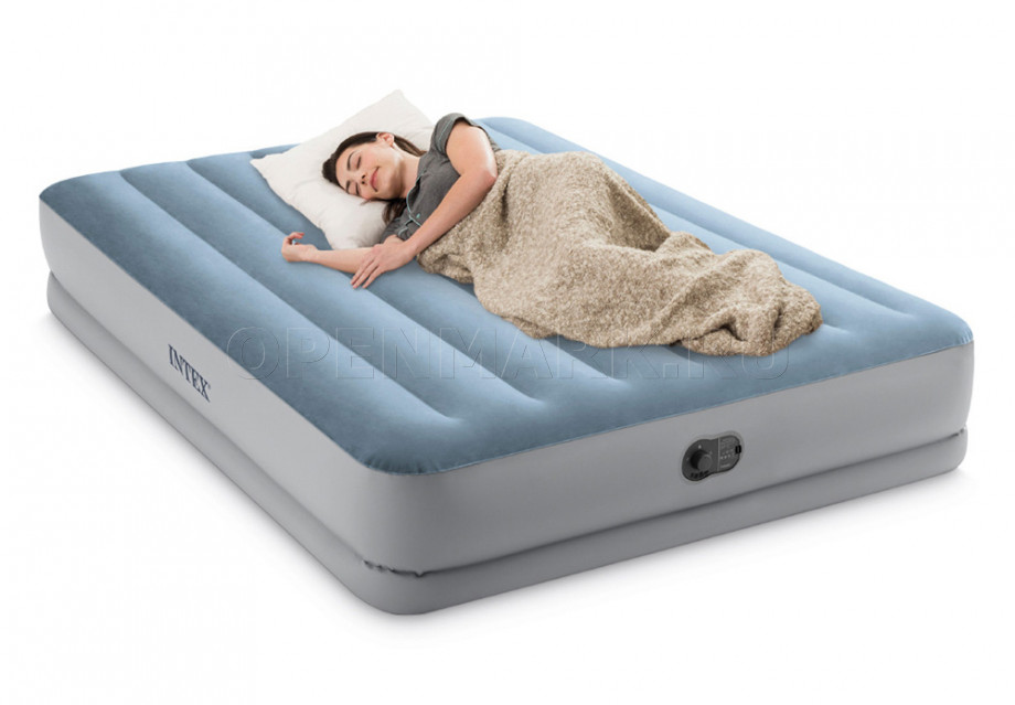    Intex 64159 Mid-Rise Comfort Airbed +  USB-