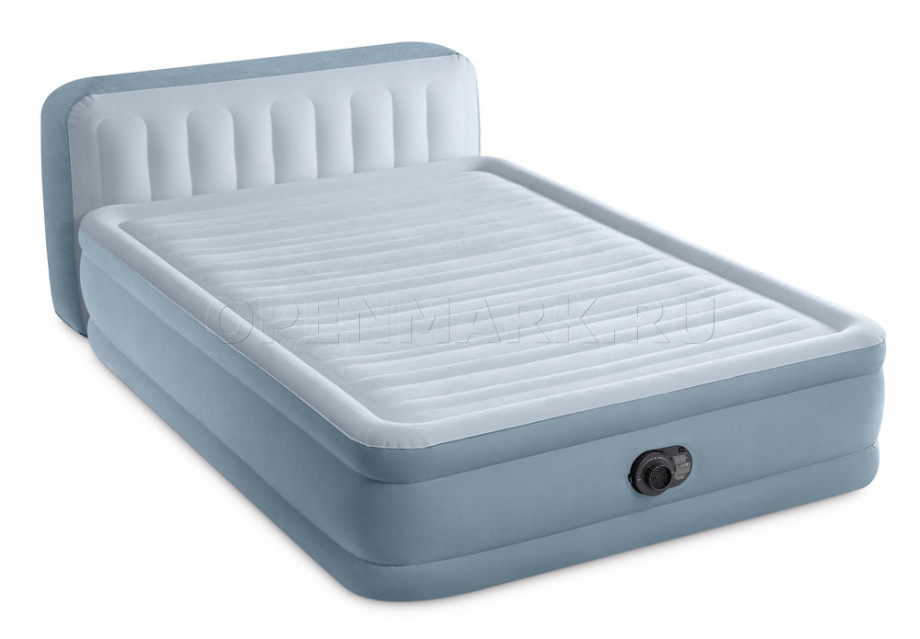    Intex 64450ND Plush Headboard Airbed +  