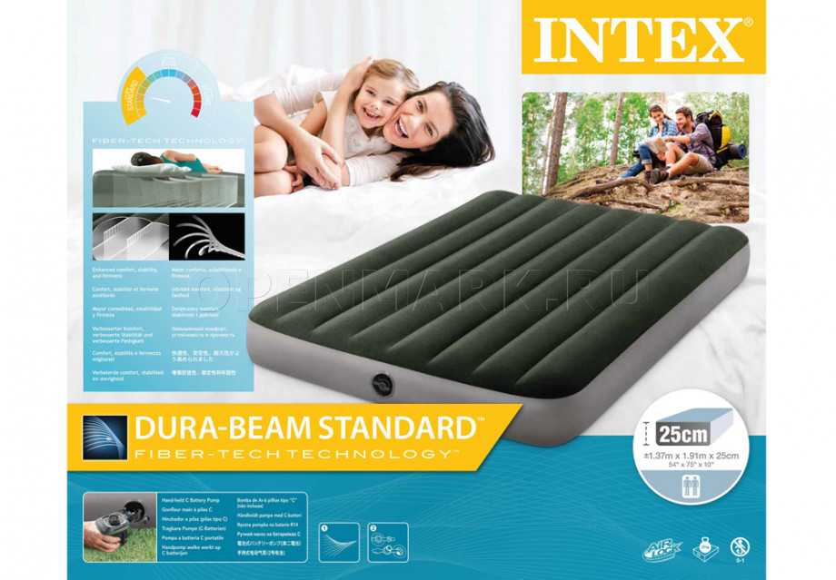    Intex 64778 Prestige Downy Airbed +    