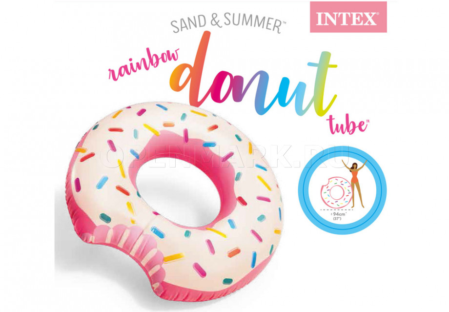      Intex 56265NP Rainbow Donut Tube ( 9 )