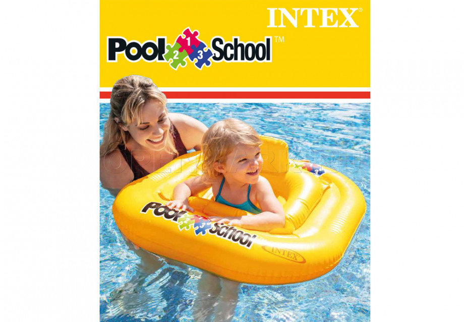    Intex 56587EU Pool School Deluxe Baby Float ( 1  2 )