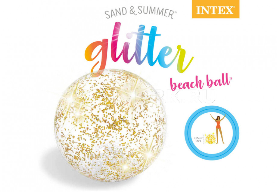    71  Intex 58070NP Glitter Beach Ball ( 3 )