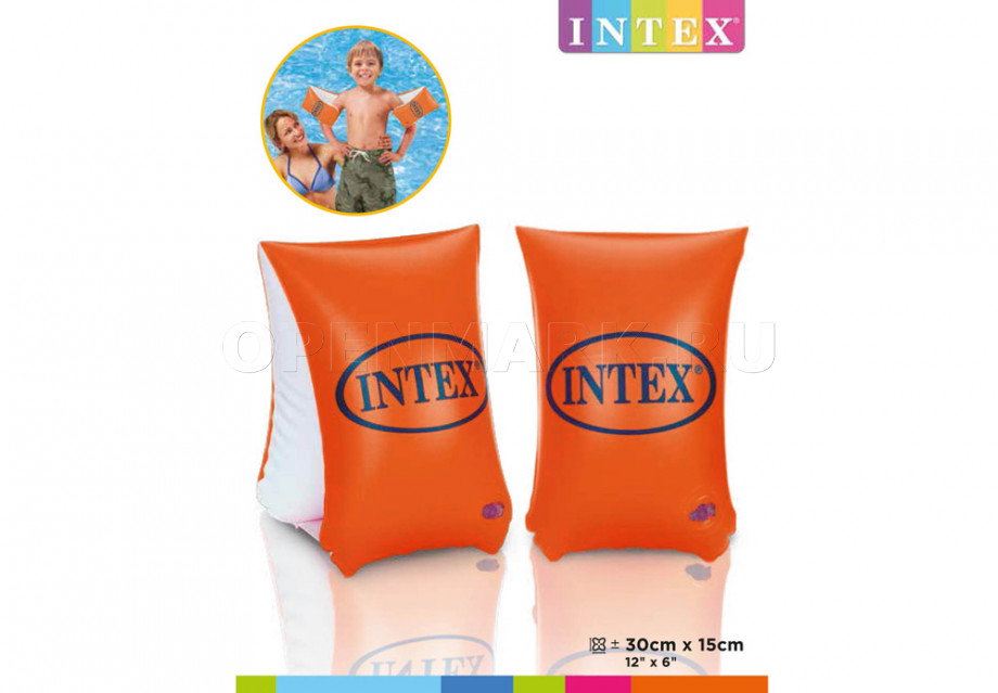     Intex 58641NP Large Deluxe Arm Bands ( 6  12 )
