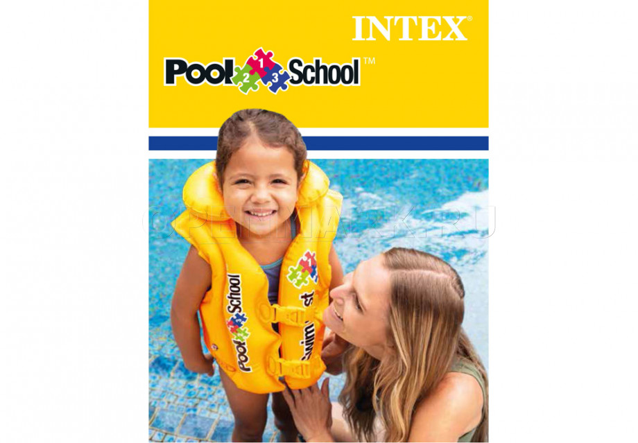     Intex 58660EU Pool School Deluxe Swim Vest ( 3  6 )
