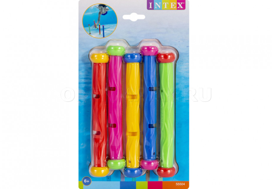   Intex 55504 Underwater Play Sticks ( 6 )