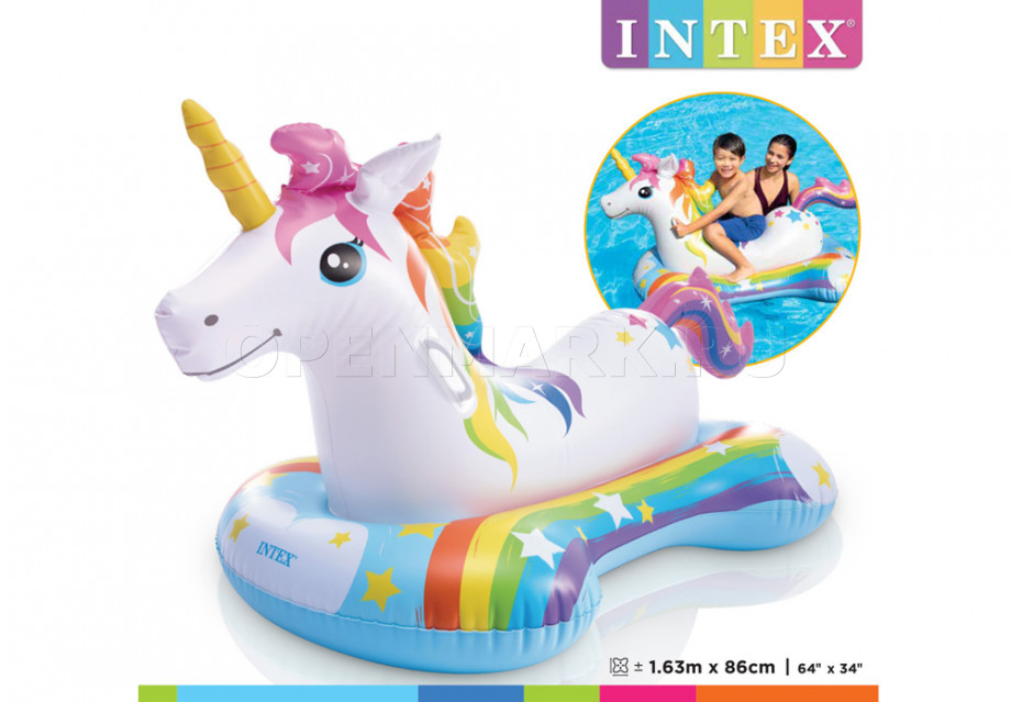      Intex 57552NP Magical Unicorn Ride-On ( 3 )
