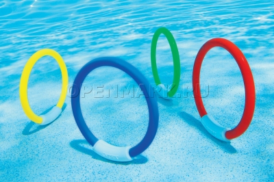 Подводные кольца Intex 55501 Underwater Fun Rings (от 6 лет)