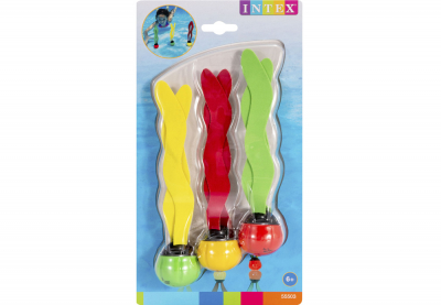 Подводные игрушки с водорослями Intex 55503 Underwater Fun Balls (от 6 лет)