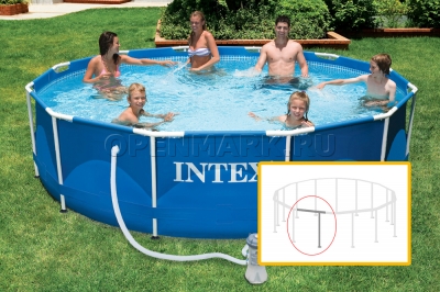 Секция каркаса SK76509WA для круглых бассейнов Intex Metal Frame размером 366 х 107 см