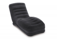 Надувное кресло Intex 68595NP Mega Lounge (чёрное, без насоса)