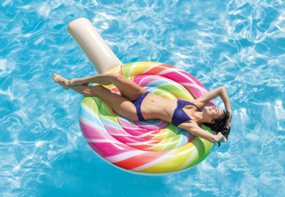 Матрас надувной для плавания Леденец Intex 58753EU Rainbow Lollipop Float (208 х 135 см)