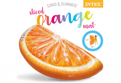 Матрас надувной для плавания Апельсин Intex 58763EU Sliced Orange Mat (178 х 85 см)