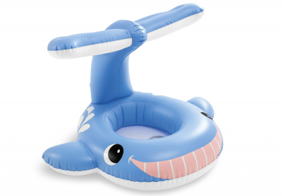 Надувной круг с трусиками Intex 56591NP Jolly Whale Shaded Baby Float (от 1 до 2 лет)