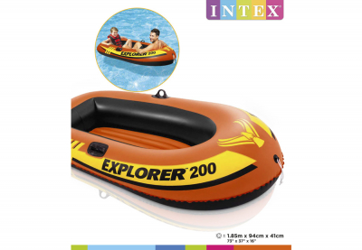 Двухместная надувная лодка Intex 58330NP Explorer 200