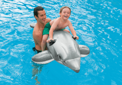        Intex 58539NP Dolphin Ride-On ( 3 )