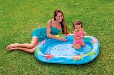    Intex 59406NP  Lil Whale Baby Pool ( 1  3 )